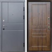 Входная дверь Вертикаль GREY Классика Дуб