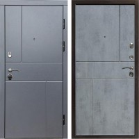 Входная дверь Вертикаль GREY Горизонт бетон темный