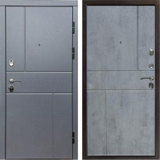 Входная дверь Вертикаль GREY Горизонт бетон темный