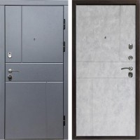 Входная дверь Вертикаль GREY Горизонт бетон светлый