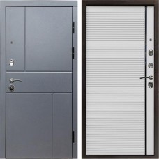 Входная дверь Вертикаль GREY Porte white