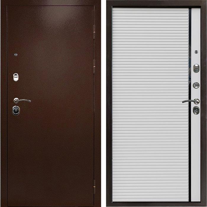 Входная дверь Техно медь Porte white