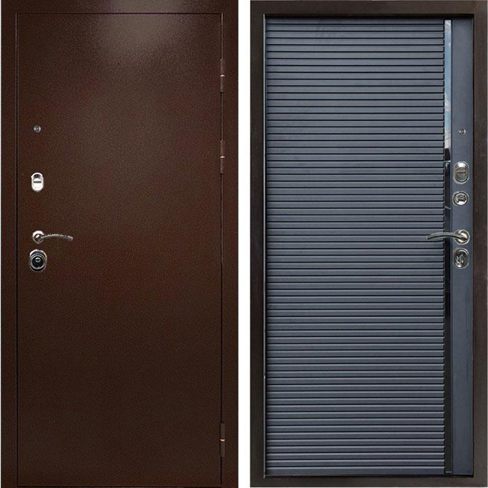 Входная дверь Техно медь Porte black