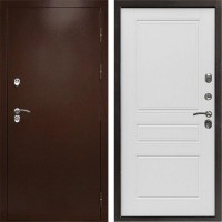 Входная дверь Termo Door Сибирь Антик Медный с терморазрывом Классика Лиственница
