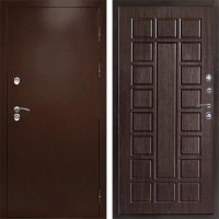 Входная дверь Termo Door Сибирь Антик Медный с терморазрывом Престиж Венге