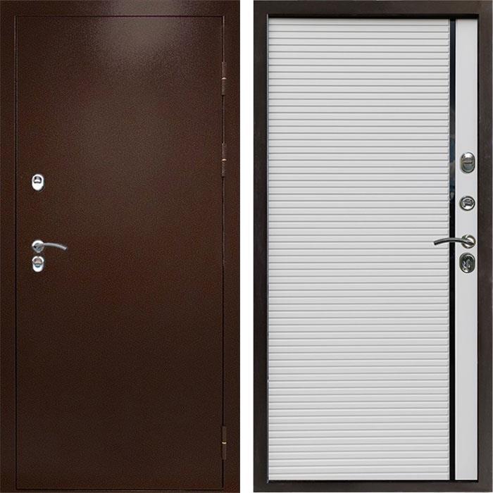 Входная дверь Termo Door Сибирь Антик Медный с терморазрывом Porte white