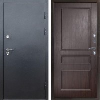 Входная дверь Termo Door Сибирь Антик серебро с терморазрывом Классика Венге