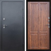 Входная дверь Termo Door Сибирь Антик серебро с терморазрывом Стандарт орех