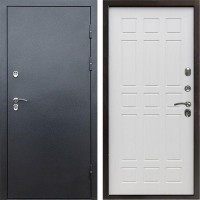 Входная дверь Termo Door Сибирь Антик серебро с терморазрывом Спарта лиственница