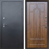 Входная дверь Termo Door Сибирь Антик серебро с терморазрывом Арка дуб