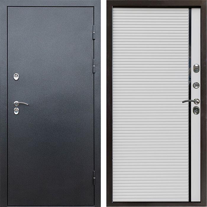 Входная дверь Termo Door Сибирь Антик серебро с терморазрывом Porte white