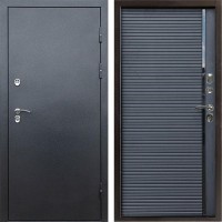Входная дверь Termo Door Сибирь Антик серебро с терморазрывом Porte black
