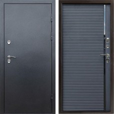 Входная дверь Termo Door Сибирь Антик серебро с терморазрывом Porte black