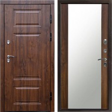 Входная дверь Termo Door Сибирь Термо ПРЕМИУМ Орех Зеркало дуб