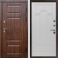 Входная дверь Termo Door Сибирь Термо ПРЕМИУМ Орех Арка лиственница