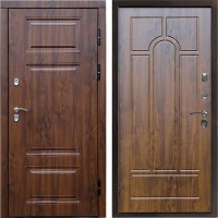 Входная дверь Termo Door Сибирь Термо ПРЕМИУМ Орех Арка дуб