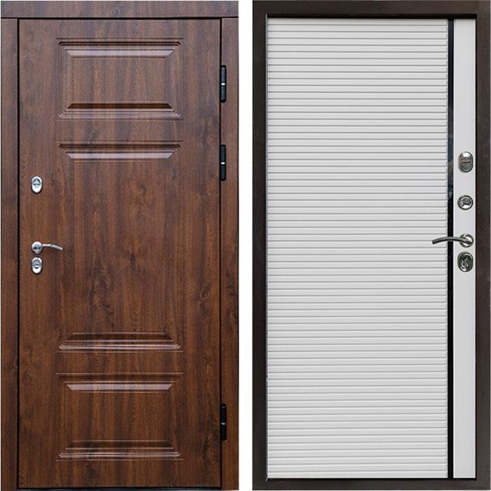 Входная дверь Termo Door Сибирь Термо ПРЕМИУМ Орех Porte white