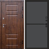 Входная дверь Termo Door Сибирь Термо ПРЕМИУМ Орех НЕО Графит
