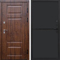Входная дверь Termo Door Сибирь Термо ПРЕМИУМ Орех НЕО Black