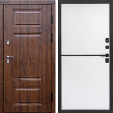 Входная дверь Termo Door Сибирь Термо ПРЕМИУМ Орех НЕО White