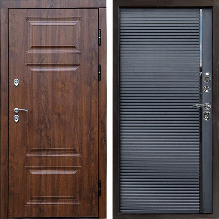 Входная дверь Termo Door Сибирь Термо ПРЕМИУМ Орех Porte black