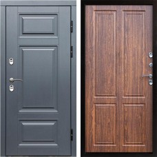 Входная дверь Termo Door Сибирь Термо ПРЕМИУМ Grey Стандарт орех