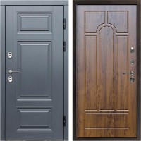 Входная дверь Termo Door Сибирь Термо ПРЕМИУМ Grey Арка дуб