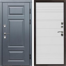 Входная дверь Termo Door Сибирь Термо ПРЕМИУМ Grey White Line