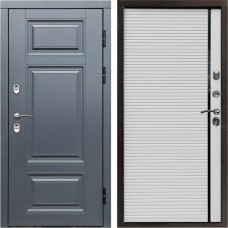 Входная дверь Termo Door Сибирь Термо ПРЕМИУМ Grey Porte white