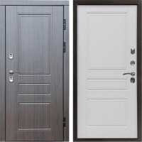 Входная дверь Termo Door Сибирь Термо ПРЕМИУМ Орегон Венге Классика Белый матовый