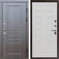 Входная дверь Termo Door Сибирь Термо ПРЕМИУМ Орегон Венге Престиж белый матовый