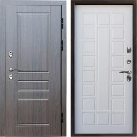 Входная дверь Termo Door Сибирь Термо ПРЕМИУМ Орегон Венге Престиж Белое дерево