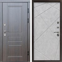 Входная дверь Termo Door Сибирь Термо ПРЕМИУМ Орегон Венге Лучи бетон светлый