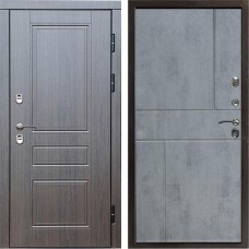 Входная дверь Termo Door Сибирь Термо ПРЕМИУМ Орегон Венге Горизонт бетон темный