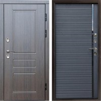 Входная дверь Termo Door Сибирь Термо ПРЕМИУМ Орегон Венге Porte black