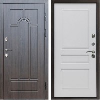 Входная дверь Termo Door Сибирь Термо ПРЕМИУМ Модена Венге Классика Белый матовый