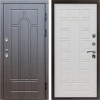 Входная дверь Termo Door Сибирь Термо ПРЕМИУМ Модена Венге Престиж белый матовый