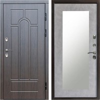 Входная дверь Termo Door Сибирь Термо ПРЕМИУМ Модена Венге Зеркало триумф бетон светлый