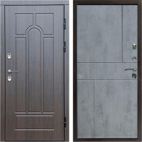 Входная дверь Termo Door Сибирь Термо ПРЕМИУМ Модена Венге Горизонт бетон темный