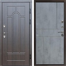 Входная дверь Termo Door Сибирь Термо ПРЕМИУМ Модена Венге Горизонт бетон темный