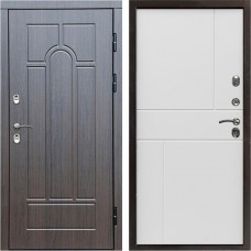 Входная дверь Termo Door Сибирь Термо ПРЕМИУМ Модена Венге Горизонт белый
