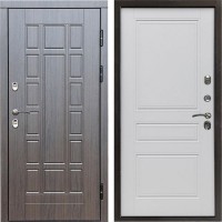 Входная дверь Termo Door Сибирь Термо ПРЕМИУМ Виргиния Венге Классика Белый матовый