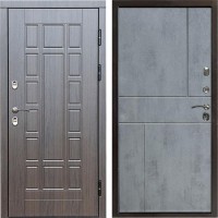 Входная дверь Termo Door Сибирь Термо ПРЕМИУМ Виргиния Венге Горизонт бетон темный