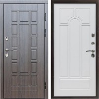 Входная дверь Termo Door Сибирь Термо ПРЕМИУМ Виргиния Венге Арка белое дерево