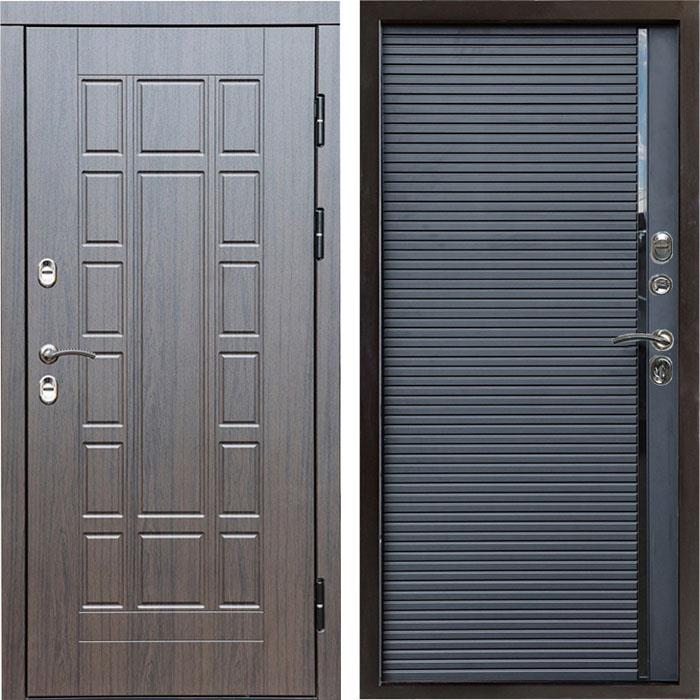 Входная дверь Termo Door Сибирь Термо ПРЕМИУМ Виргиния Венге Porte black