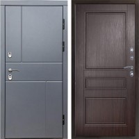 Входная дверь Termo Door Сибирь Термо ПРЕМИУМ Grey Line Классика Венге