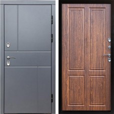 Входная дверь Termo Door Сибирь Термо ПРЕМИУМ Grey Line Стандарт орех