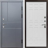 Входная дверь Termo Door Сибирь Термо ПРЕМИУМ Grey Line Спарта белое дерево