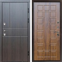 Входная дверь Termo Door Сибирь Термо ПРЕМИУМ Вертикаль Венге Престиж дуб