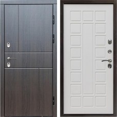Входная дверь Termo Door Сибирь Термо ПРЕМИУМ Вертикаль Венге Престиж белый матовый